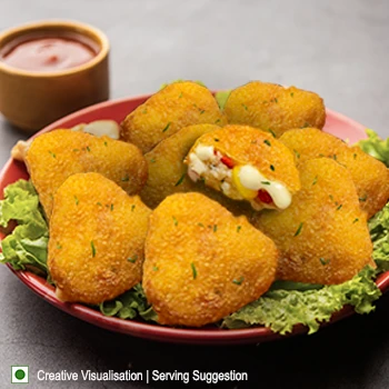 Cheese Corn Triangles